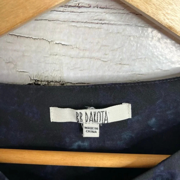 Bb Dakota blue black dress size small cut out - Picture 7 of 8